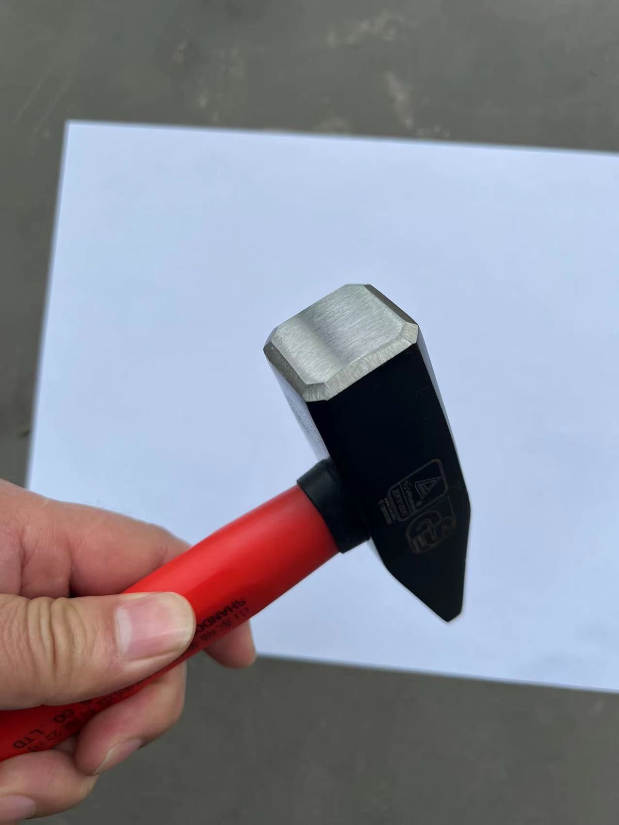 Машиністський молоток німецького типу з пластиковою ручкою TPR Дерев'яна ручка (3)11